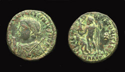 Licinius II, Antioch Mint, Imperial Mantle with Jupiter reverse